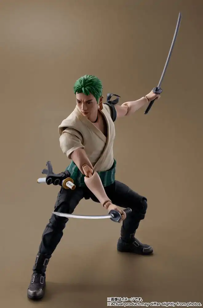 One Piece S.H. Figuarts Akcijska Figura Roronoa Zoro (Netflix) 14 cm fotografija izdelka