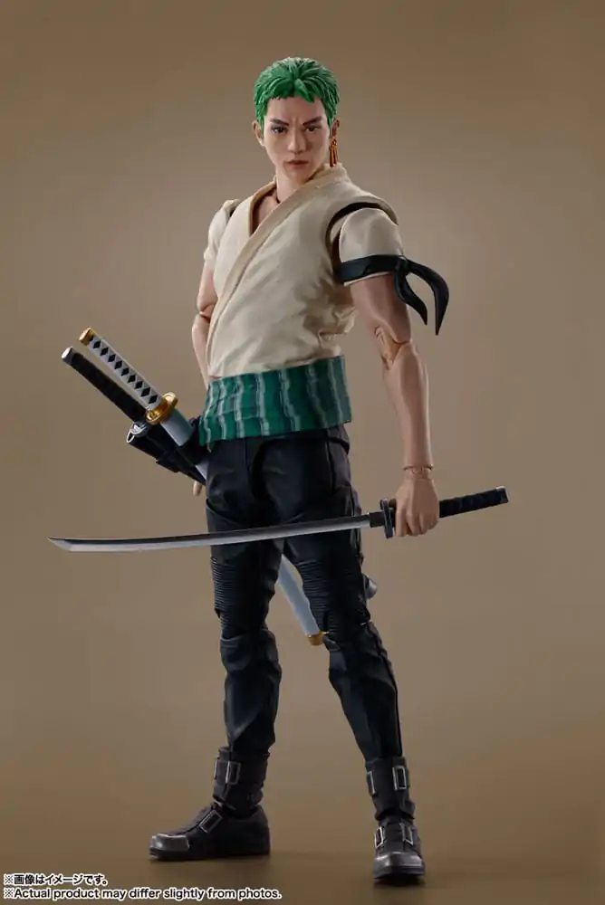 One Piece S.H. Figuarts Akcijska Figura Roronoa Zoro (Netflix) 14 cm fotografija izdelka