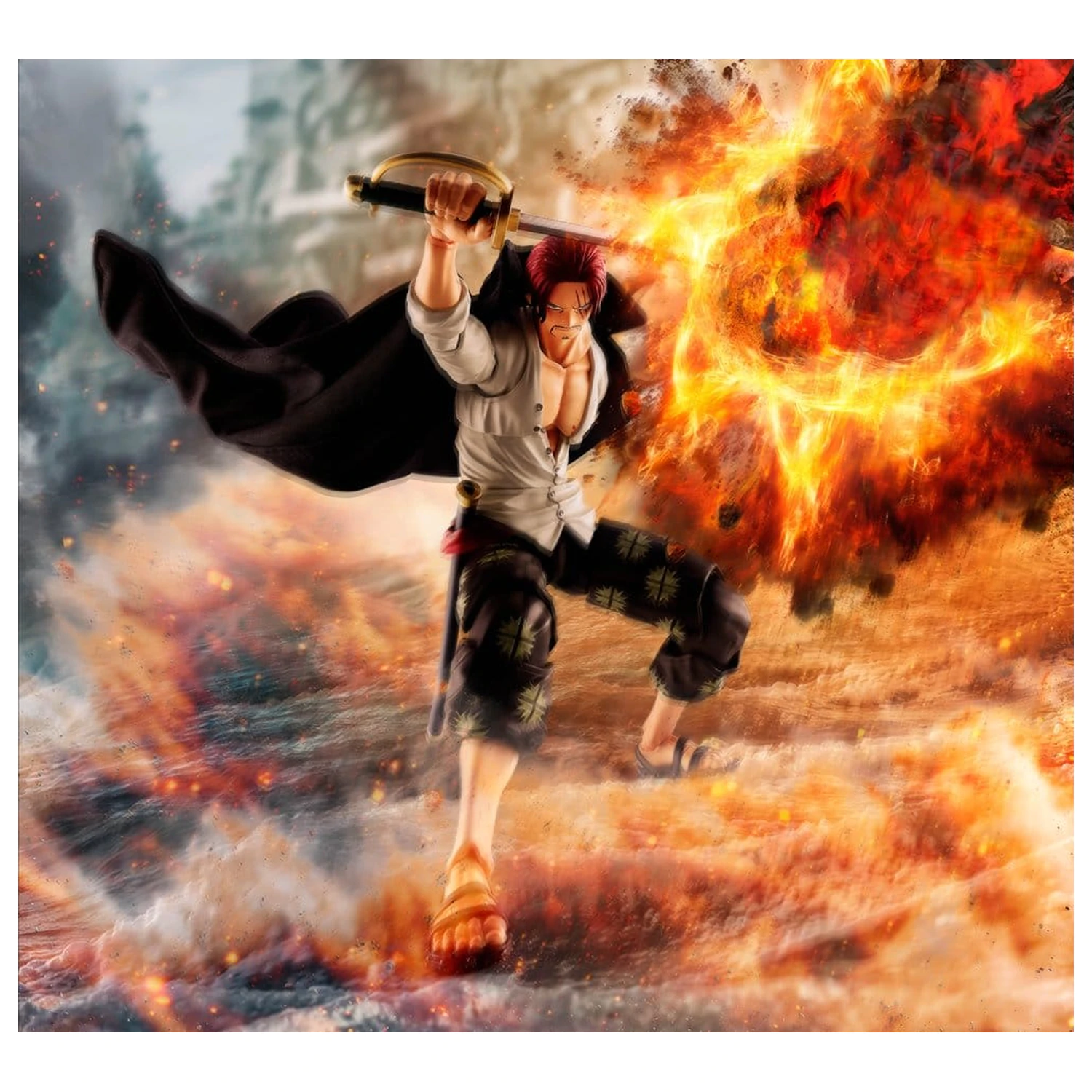 One Piece S.H.Figuarts akcijska figura Shanks -Marineford- 17 cm fotografija izdelka