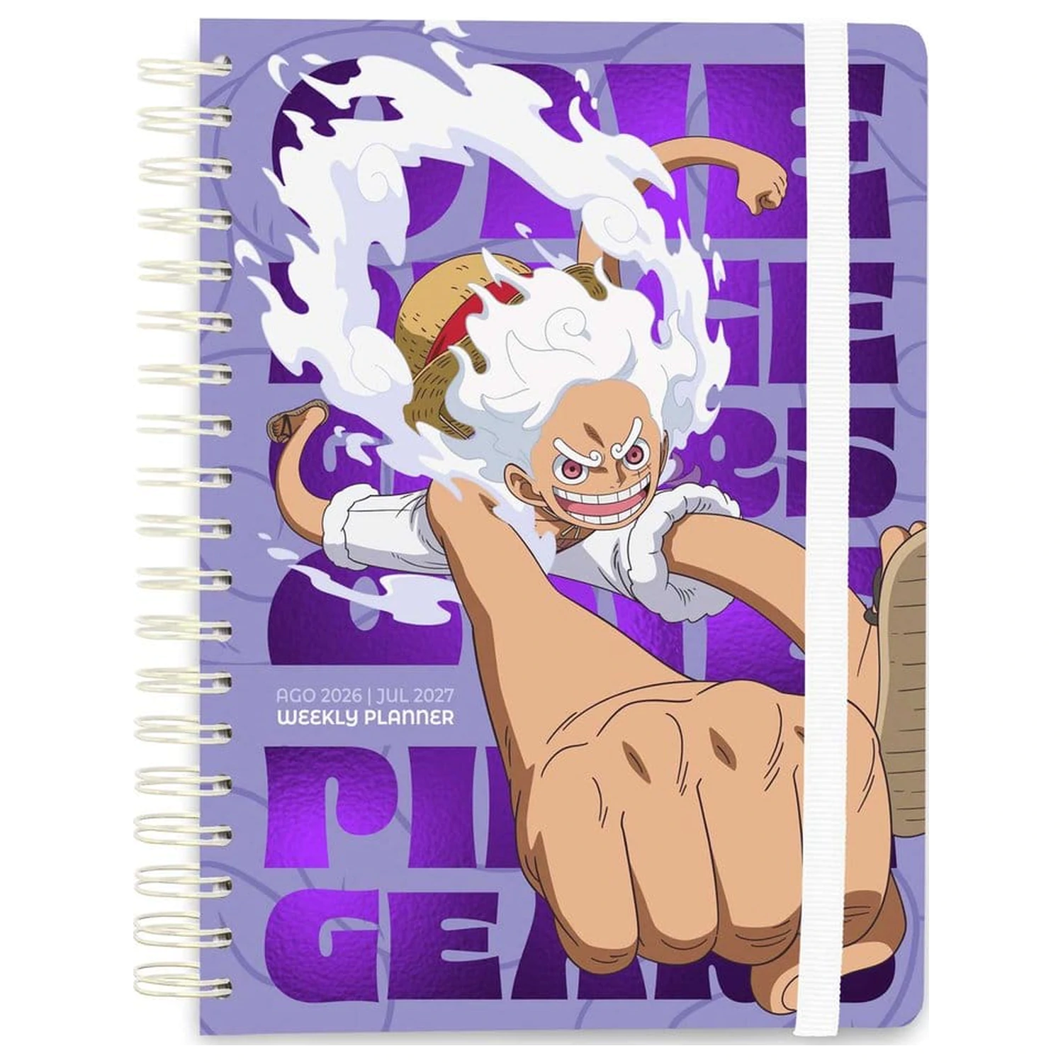 One Piece Šolski dnevnik tedenski planer 2026/2027 Gear 5 A5 fotografija izdelka