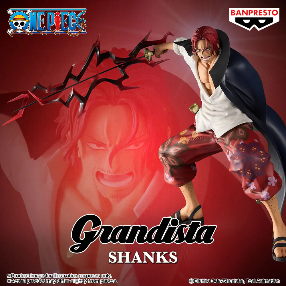 One Piece Shanks Grandista figura 22 cm fotografija izdelka