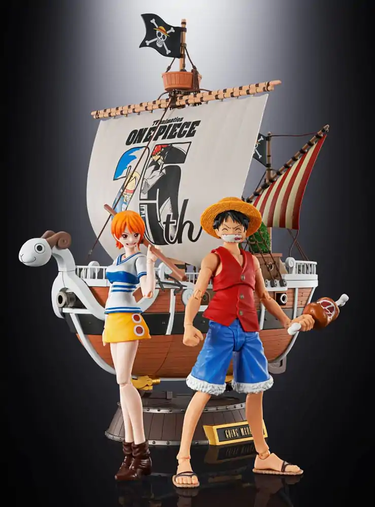 One Piece Soul of Chogokin Diecast akcijska figura Going Merry 25th Anniversary Memorial Edition 28 cm fotografija izdelka