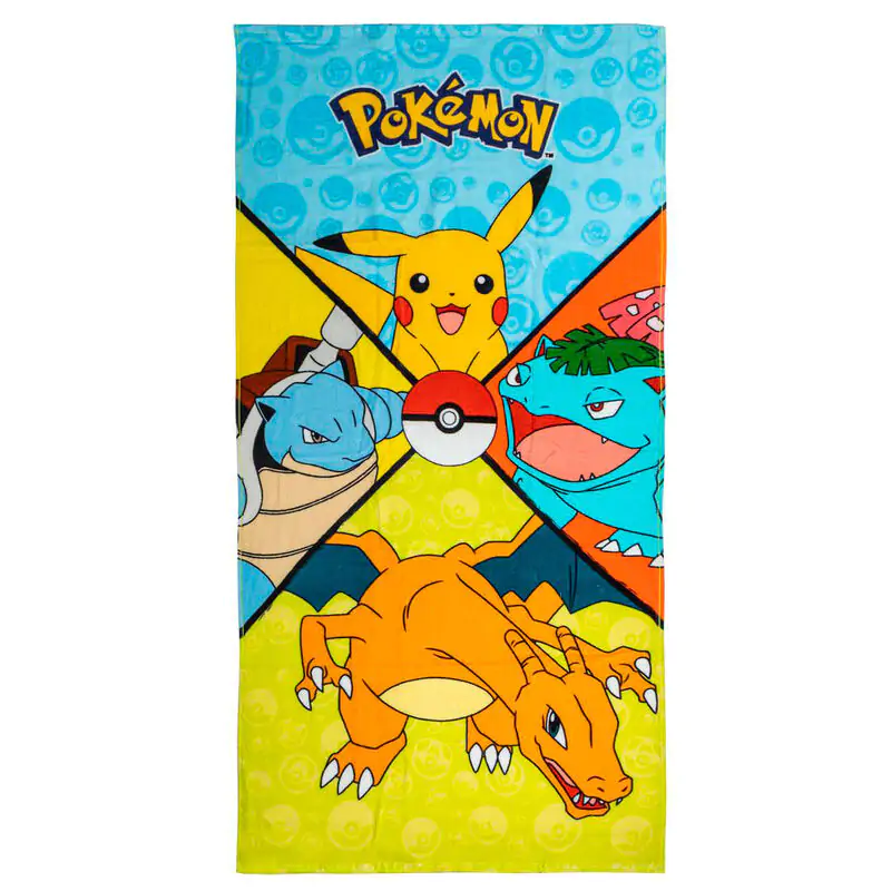 One Piece Premium Brisača Starter Pokemon 70 x 140 cm fotografija izdelka