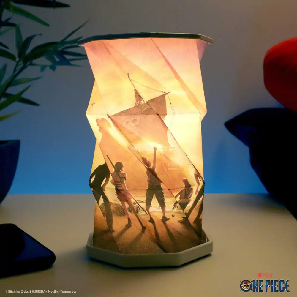 One Piece foldable svetilka Straw Hat Crew 15 cm fotografija izdelka