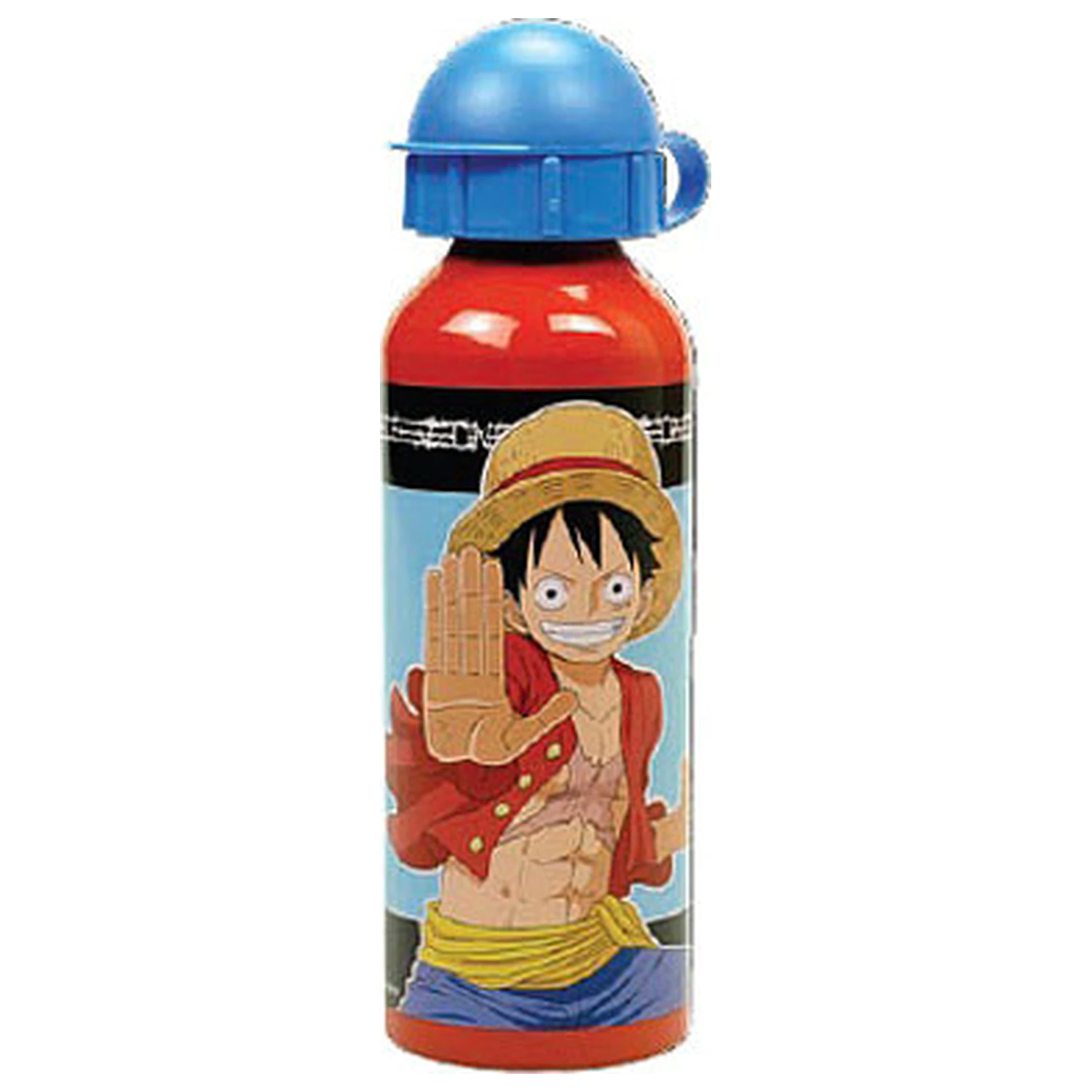 One Piece udarna aluminijasta steklenička za vodo s pokrovčkom za pitje 520 ml fotografija izdelka