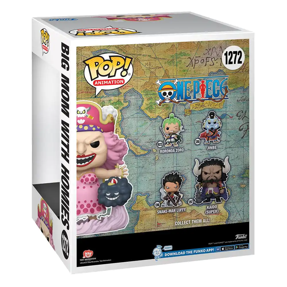 One Piece Super Sized POP! Animation Vinil Figurica Big Mom w/Homies 15 cm fotografija izdelka