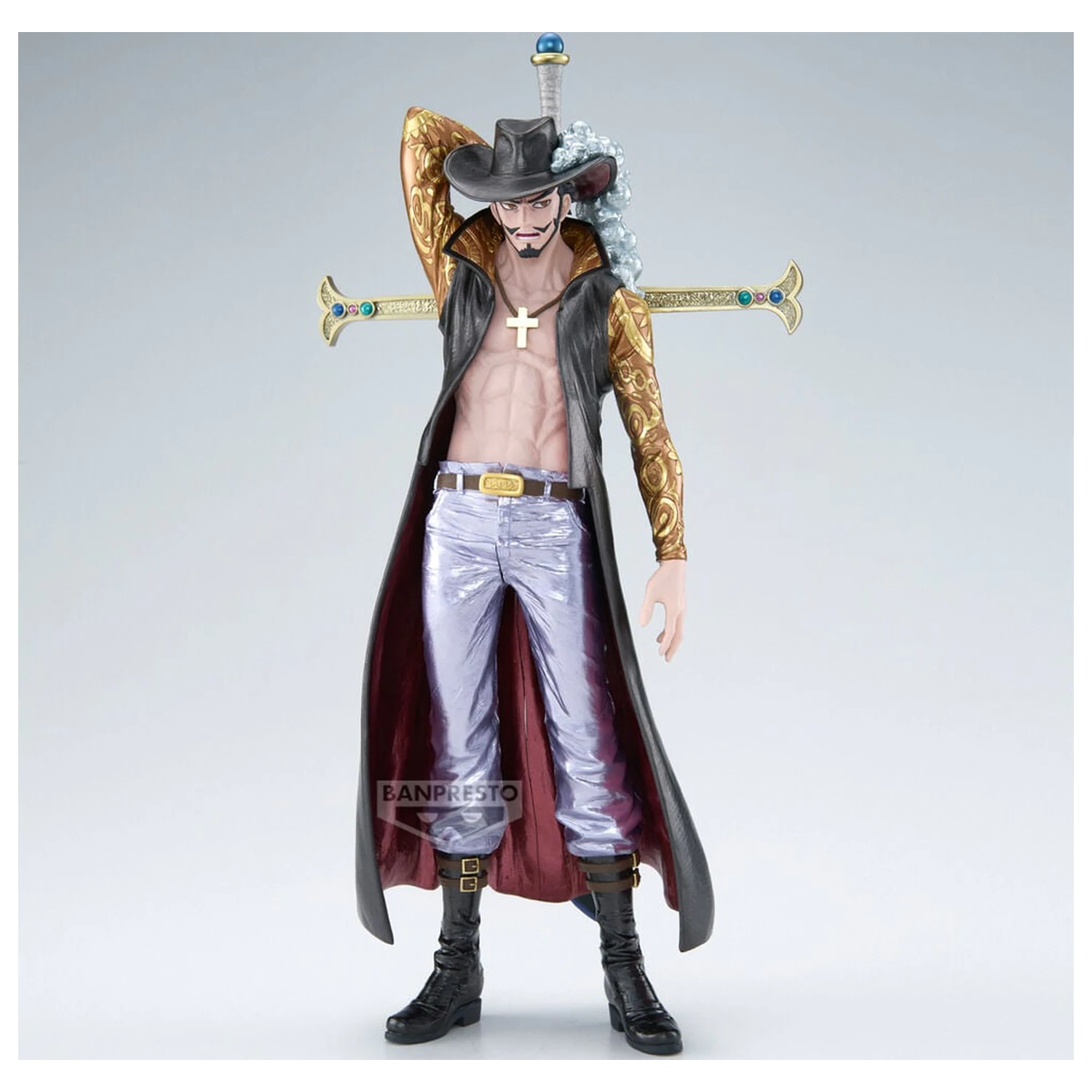 One Piece The Anime Dracule Mihawk figura 34 cm fotografija izdelka