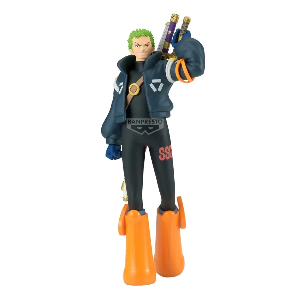 One Piece The Shukko Roronoa Zoro Egghead figura 17 cm fotografija izdelka