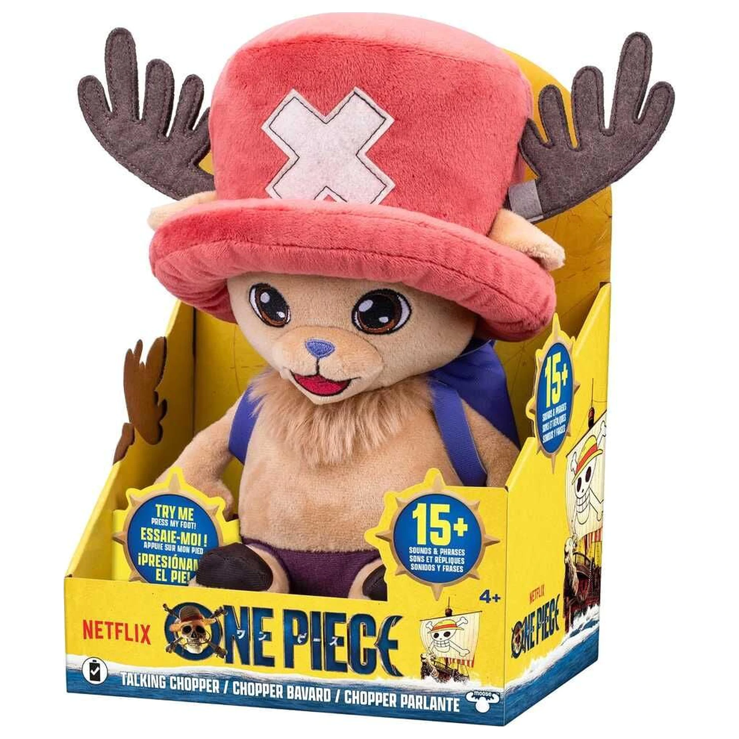 One Piece Tony Tony Chopper govoreča plišasta igrača 28cm fotografija izdelka