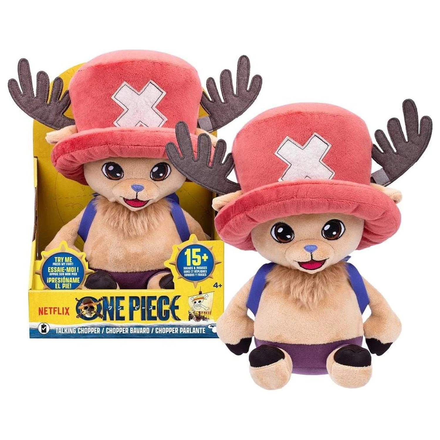 One Piece Tony Tony Chopper govoreča plišasta igrača 28cm fotografija izdelka