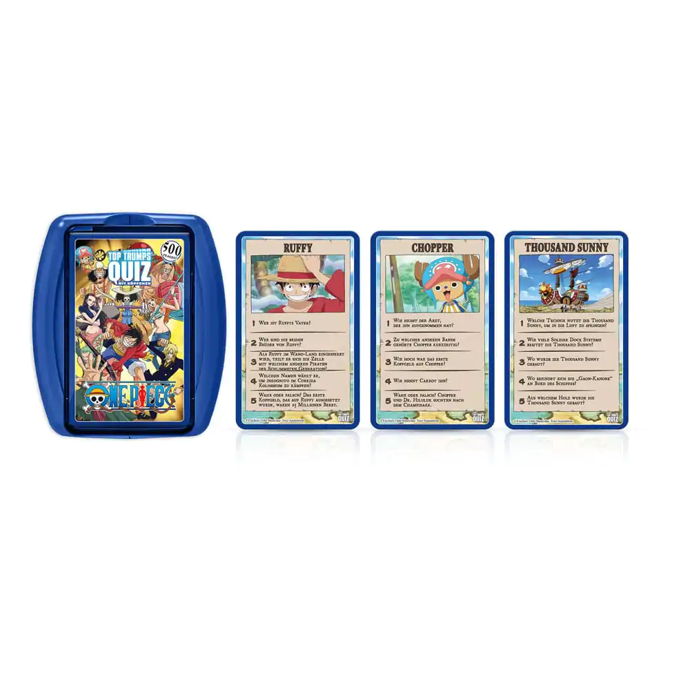 One Piece Card Game Top Trumps Kviz *Nemška različica* fotografija izdelka