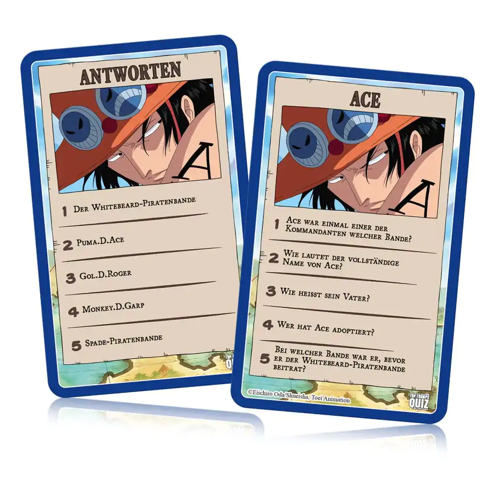 One Piece Card Game Top Trumps Kviz *Nemška različica* fotografija izdelka