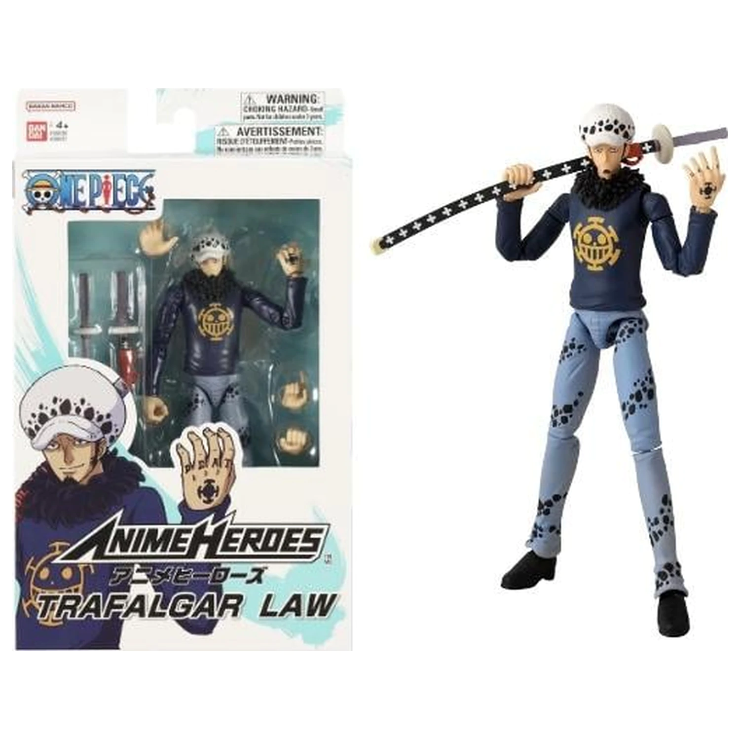 One Piece Trafalgar Law Figura Anime Heroes 17cm fotografija izdelka