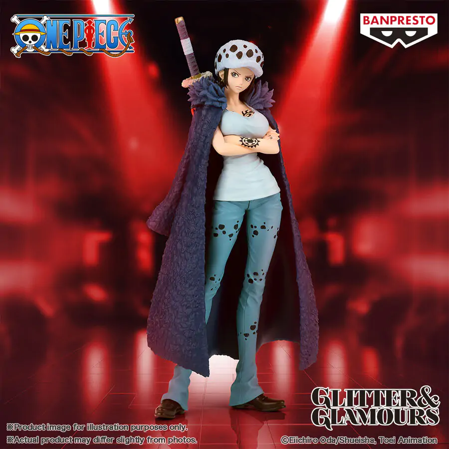 One Piece Trafalgar Law Bleščeča & Glamurozna figura 23 cm fotografija izdelka