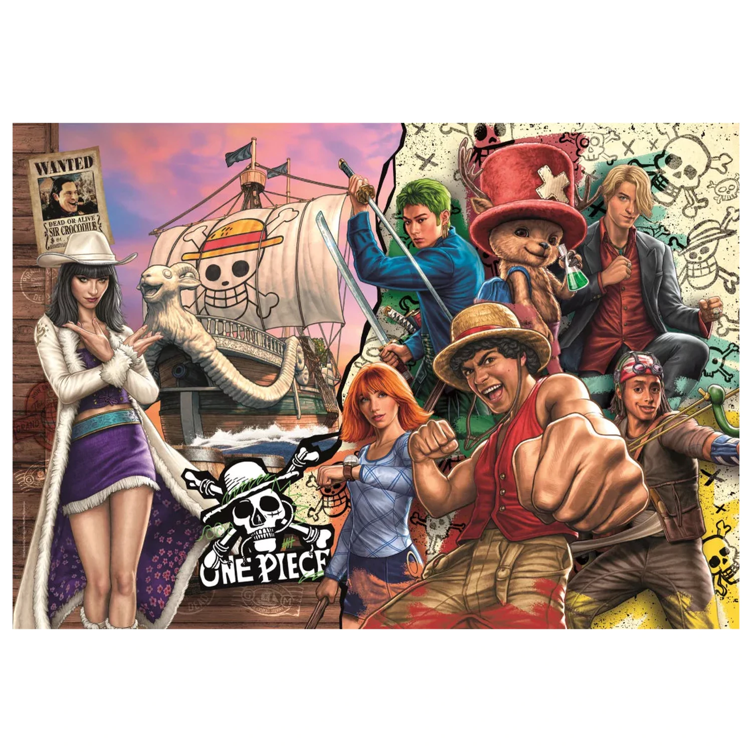 One Piece Treasure Hunt sestavljanka, 180 kosov fotografija izdelka