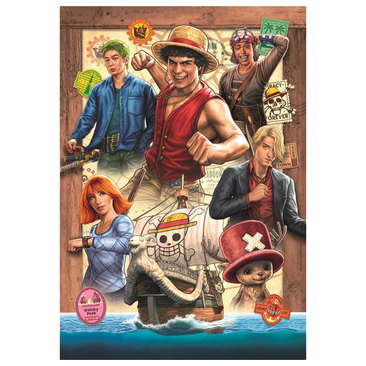 One Piece Treasure Hunt sestavljanka, 300 kosov fotografija izdelka