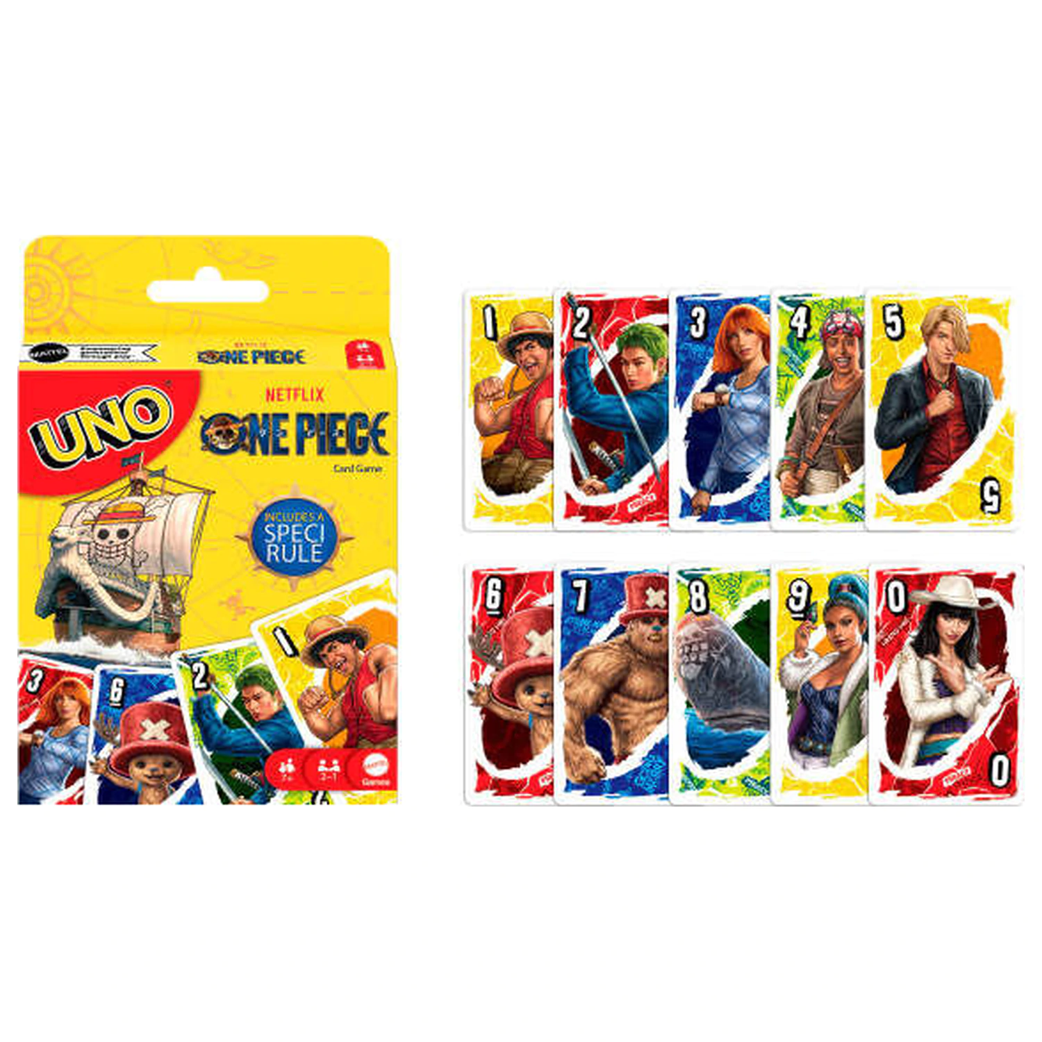 One Piece UNO igra s kartami fotografija izdelka
