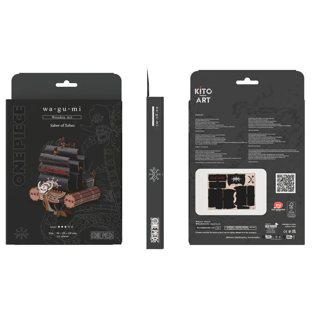 One Piece Wa-Gu-Mi Saber of Xebec komplet za sestavljanje 115 kosov fotografija izdelka