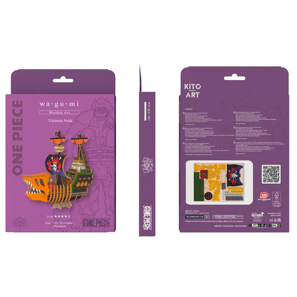 "One Piece Wa-Gu-Mi Victoria Punk sestavljivi komplet 188 kosov" fotografija izdelka