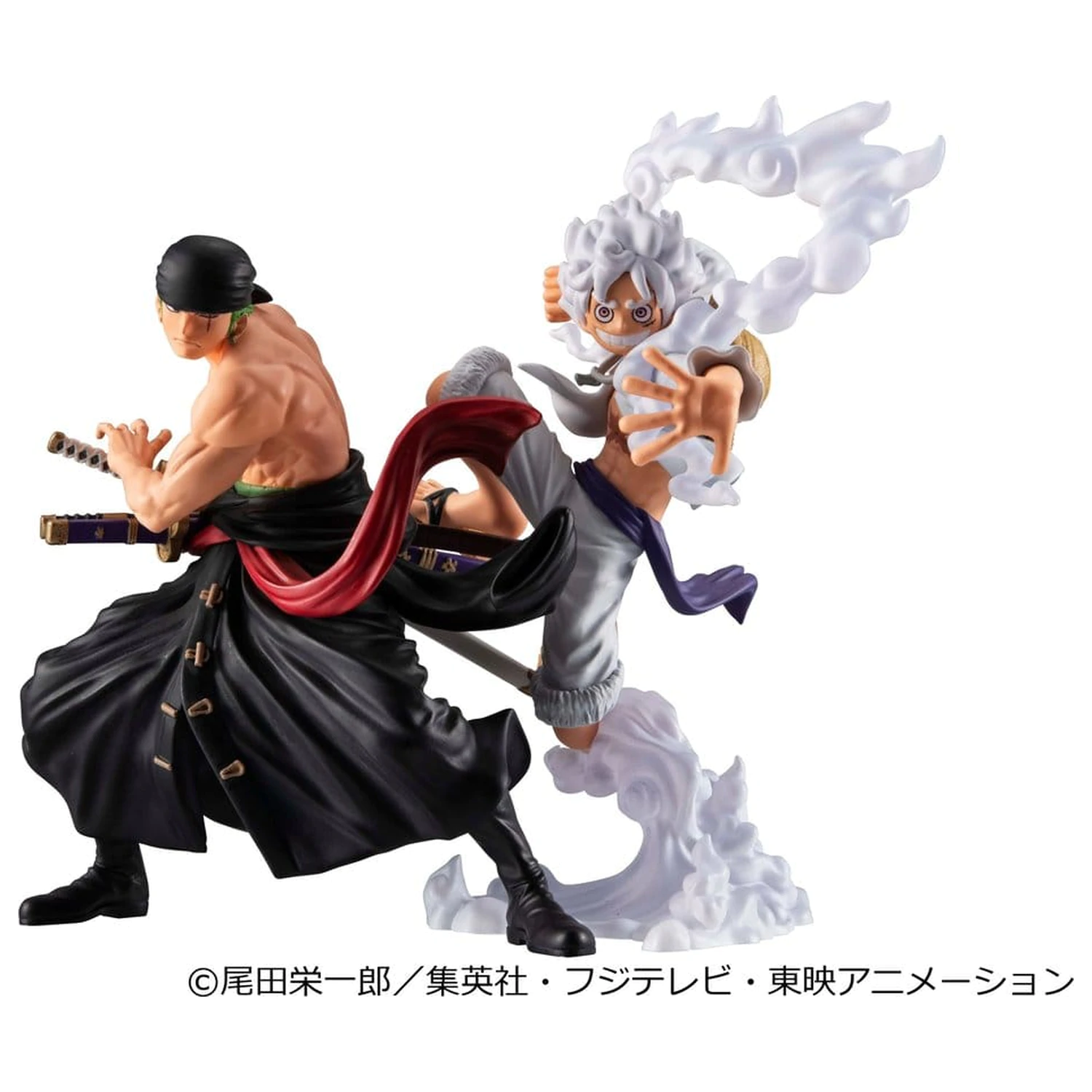 One Piece Wallstar PVC figurici komplet 2 kosov Monkey D. Luffy Gear Fifth & Roronoa Zoro (z darilom) 10 cm fotografija izdelka
