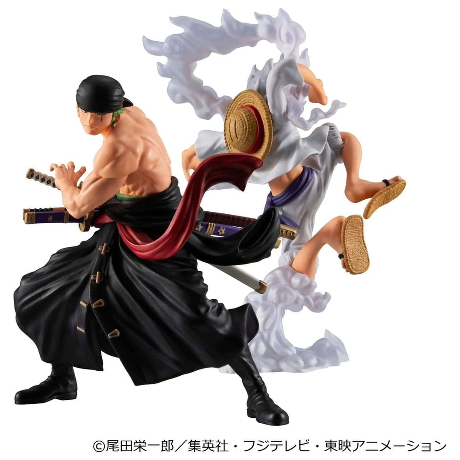 One Piece Wallstar PVC figurici komplet 2 kosov Monkey D. Luffy Gear Fifth & Roronoa Zoro (z darilom) 10 cm fotografija izdelka