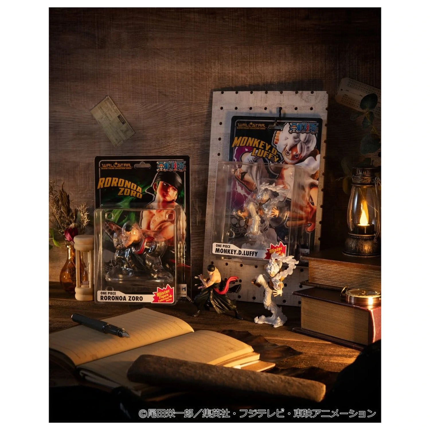One Piece Wallstar PVC figurici komplet 2 kosov Monkey D. Luffy Gear Fifth & Roronoa Zoro (z darilom) 10 cm fotografija izdelka