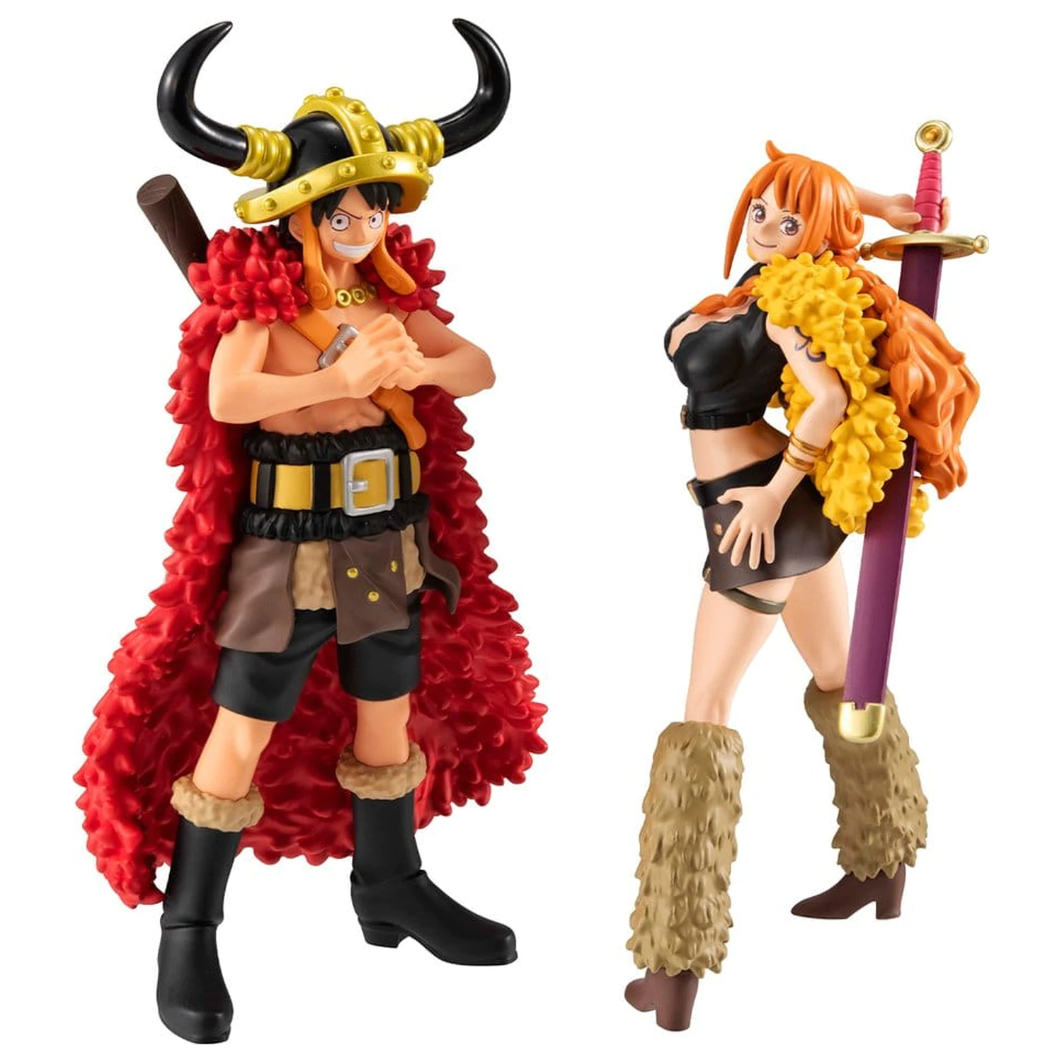 One Piece WALLSTAR PVC figurici komplet 2 kosov Monkey D. Luffy & Nami Ver. Elbaph 11 cm (z darilom) fotografija izdelka