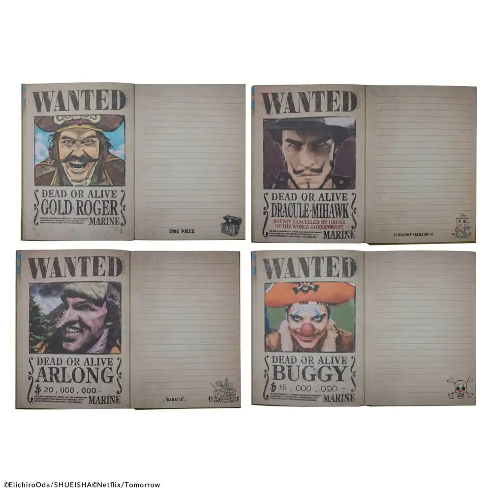 Zvezek One Piece Wanted Posters Plakati fotografija izdelka