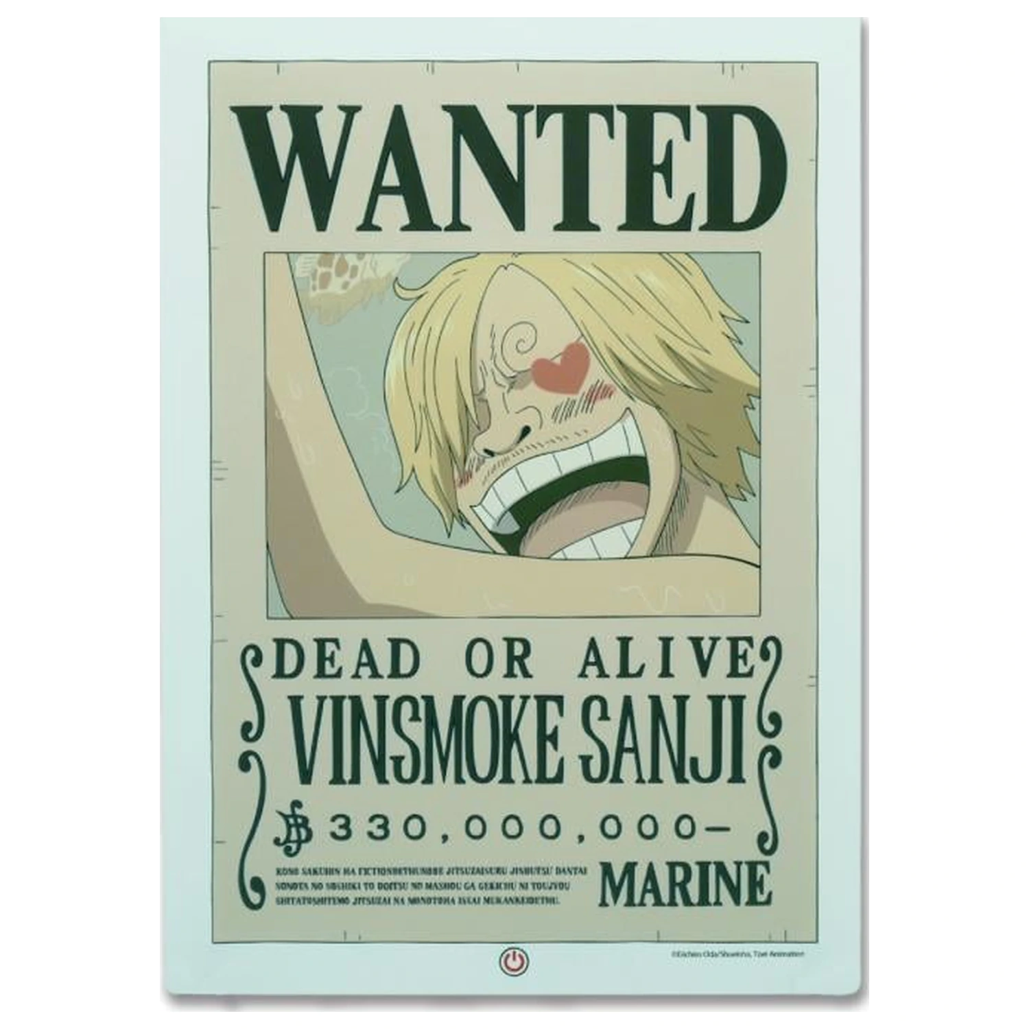 One Piece Wanted Sanji neonska svetilka 30 cm fotografija izdelka