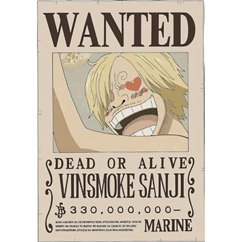One Piece Wanted Sanji neonska svetilka 30 cm fotografija izdelka