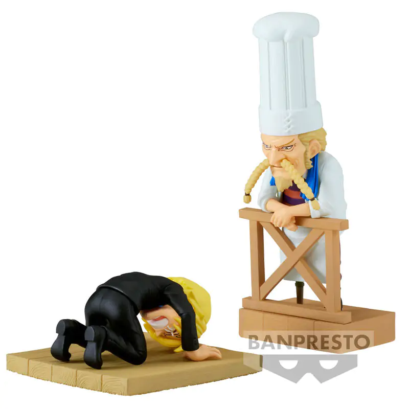 One Piece WCF Log Series Sanji & Zeff 2 zbirateljska figura 8 cm fotografija izdelka