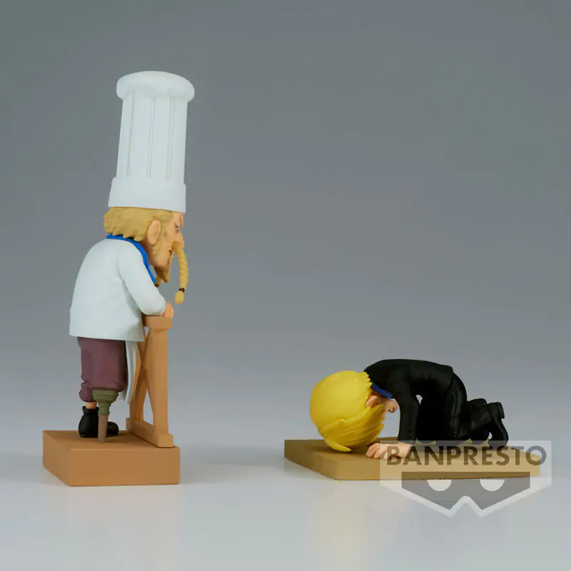 One Piece WCF Log Series Sanji & Zeff 2 zbirateljska figura 8 cm fotografija izdelka