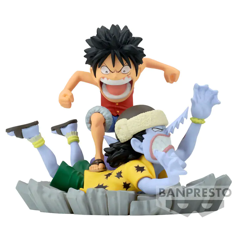 One Piece WCF Log Stories Luffy vs Arlong figurica 7 cm fotografija izdelka