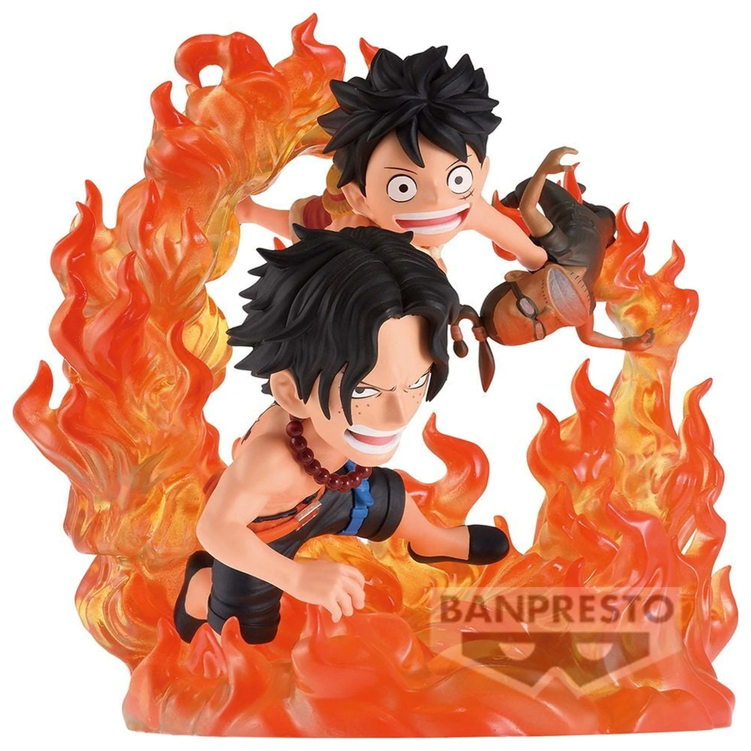 One Piece WCF Log Stories Marineford Portgas D Ace & Monkey D Luffy figura 10 cm fotografija izdelka