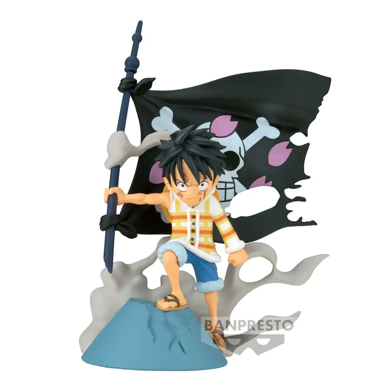 One Piece WCF Log Stories Monkey D Luffy figura 8 cm fotografija izdelka