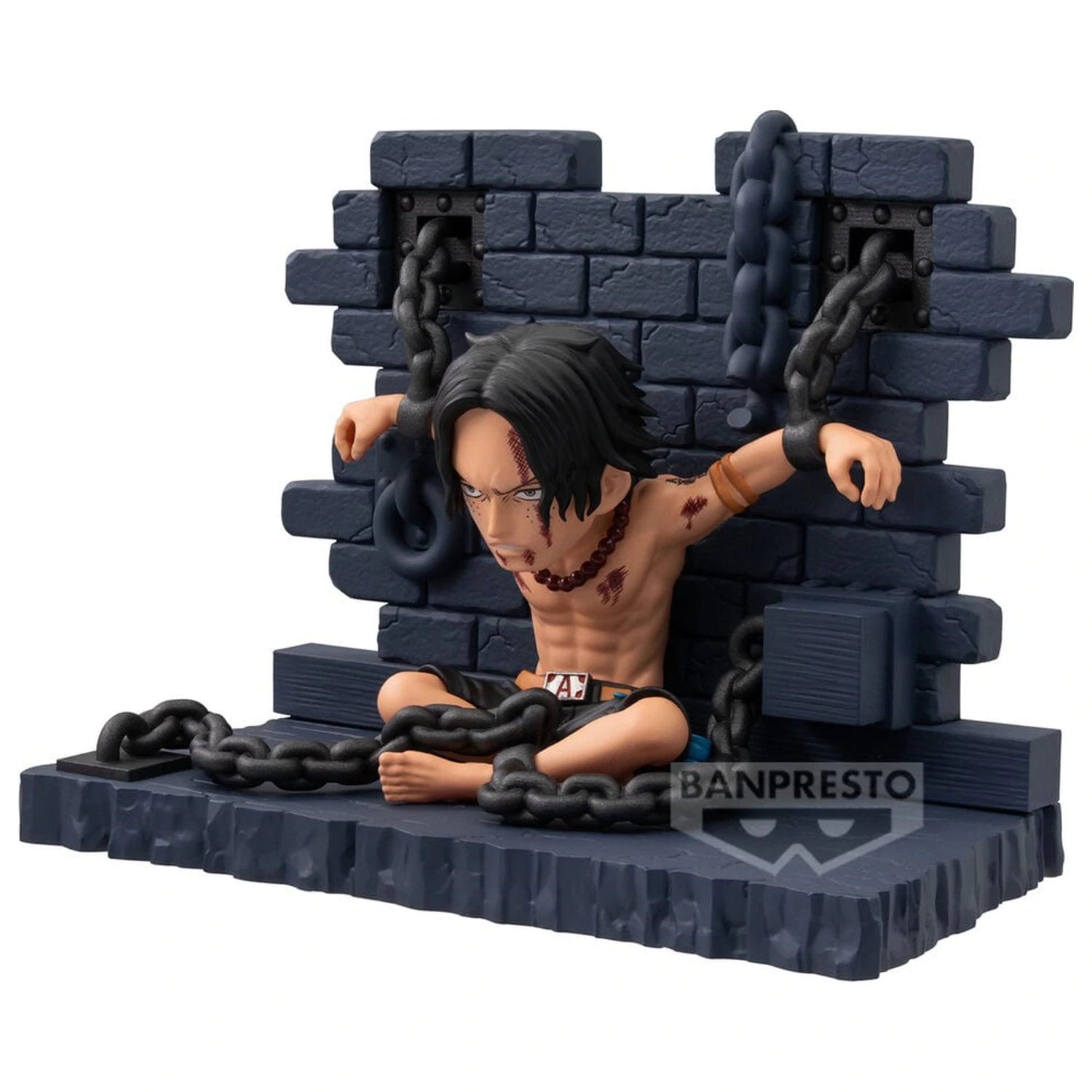 One Piece WCF Log Stories Portgas D Ace Impeldown figura 8 cm fotografija izdelka