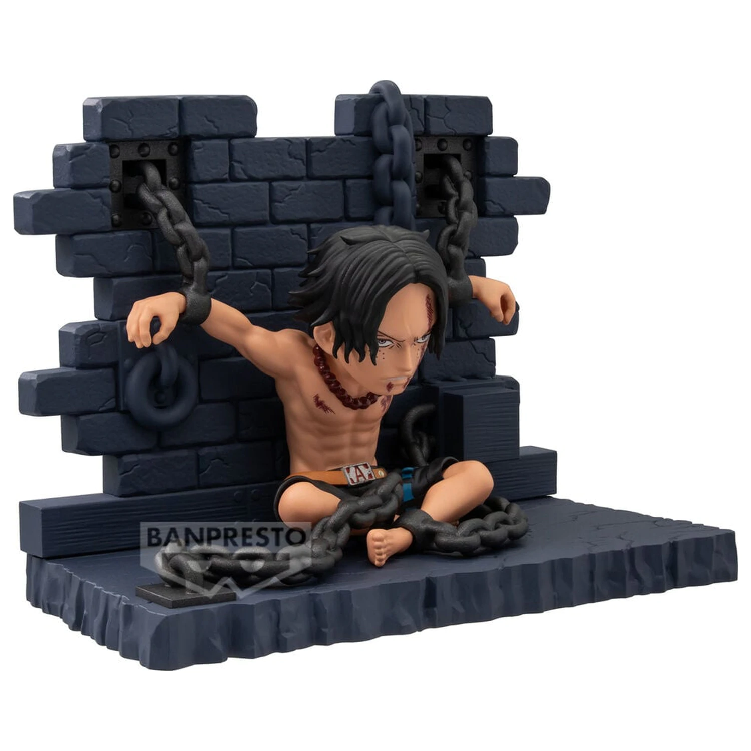 One Piece WCF Log Stories Portgas D Ace Impeldown figura 8 cm fotografija izdelka