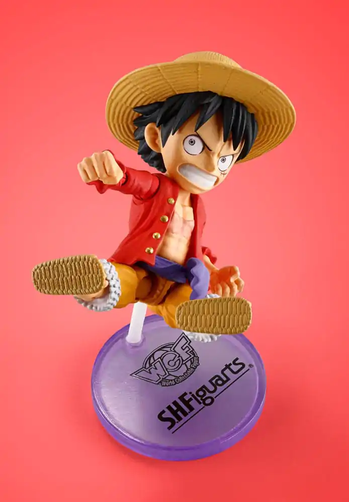 One Piece World Collactable Figures x S.H. Figuarts akcijska figura Monkey D. Luffey 8 cm fotografija izdelka