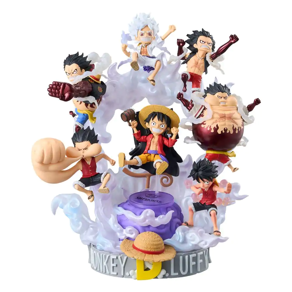 One Piece World Collactable Figures x S.H. Figuarts akcijska figura Monkey D. Luffey 8 cm fotografija izdelka