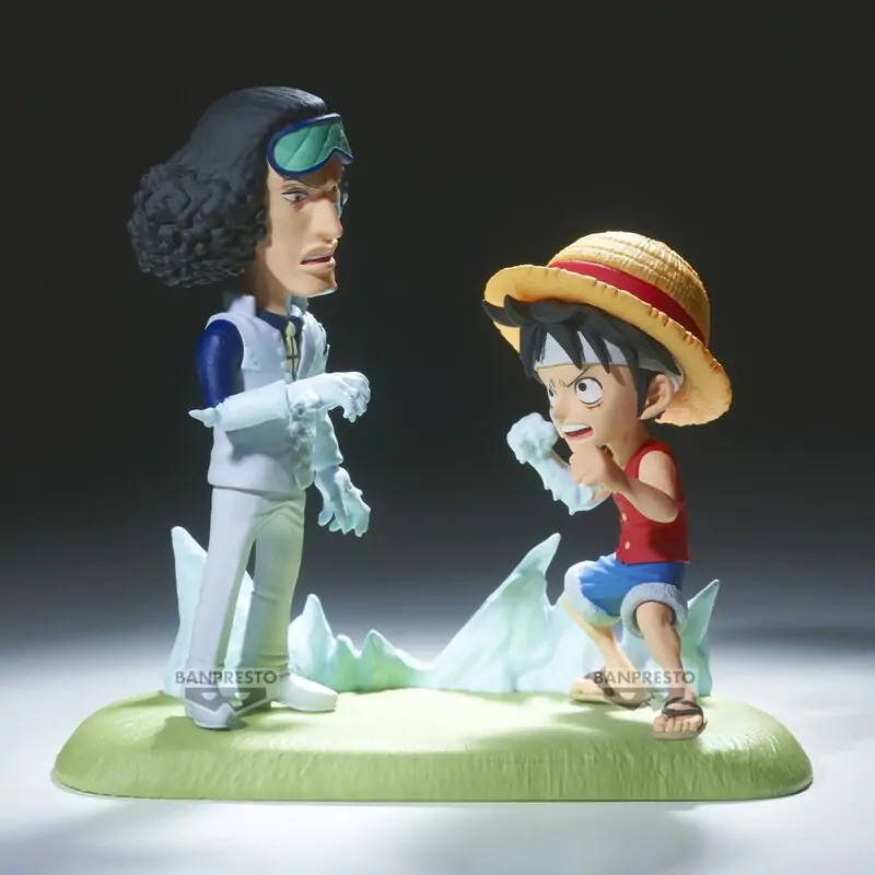 One Piece World Collectable Figura Log Stories Monkey D. Luffy vs Kuzan 9 cm fotografija izdelka