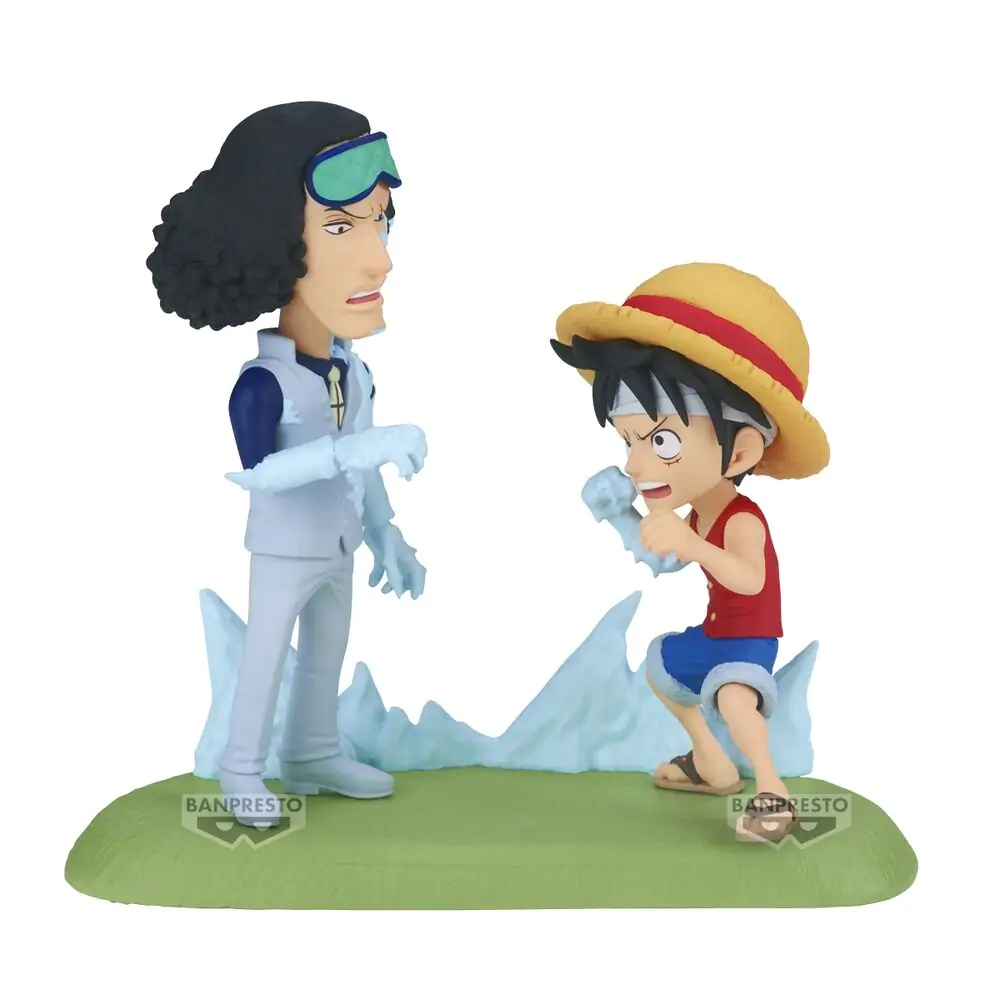 One Piece World Collectable Figura Log Stories Monkey D. Luffy vs Kuzan 9 cm fotografija izdelka