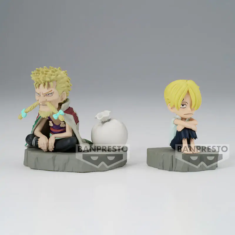 One Piece World Collectable Stories Sanji & Zeff figura 6 cm fotografija izdelka