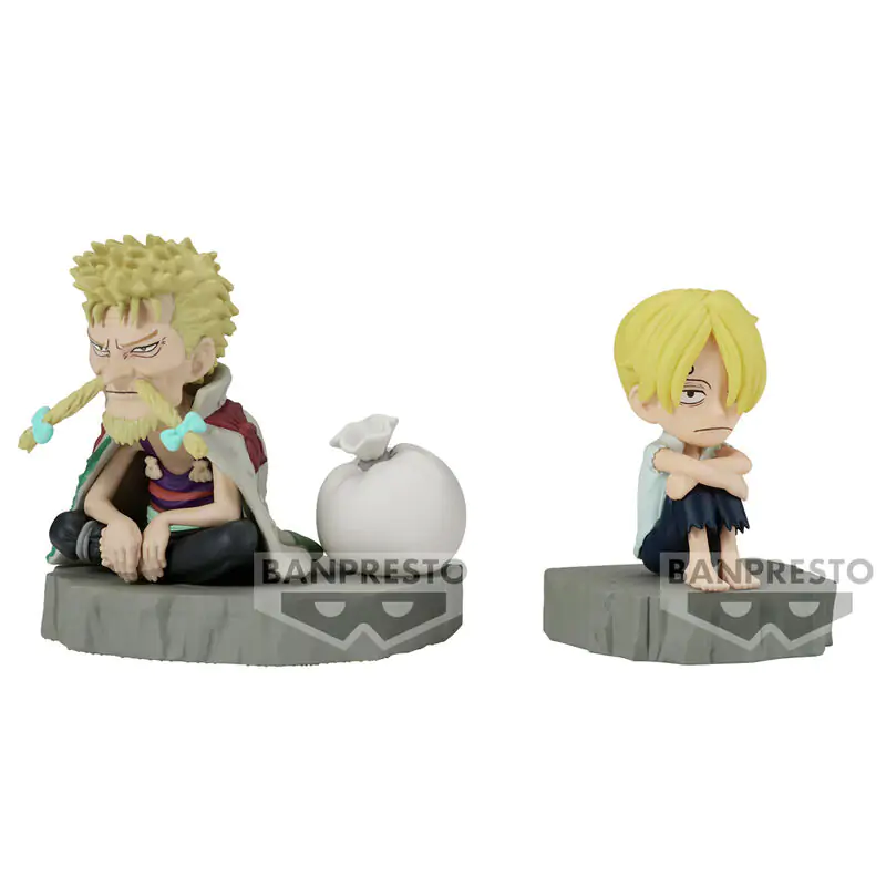 One Piece World Collectable Stories Sanji & Zeff figura 6 cm fotografija izdelka