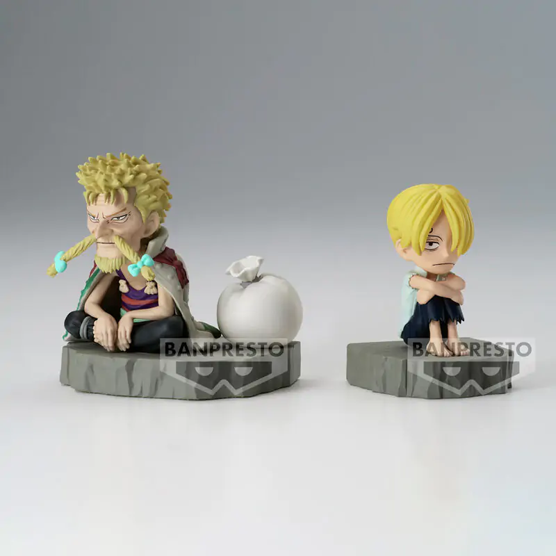 One Piece World Collectable Stories Sanji & Zeff figura 6 cm fotografija izdelka