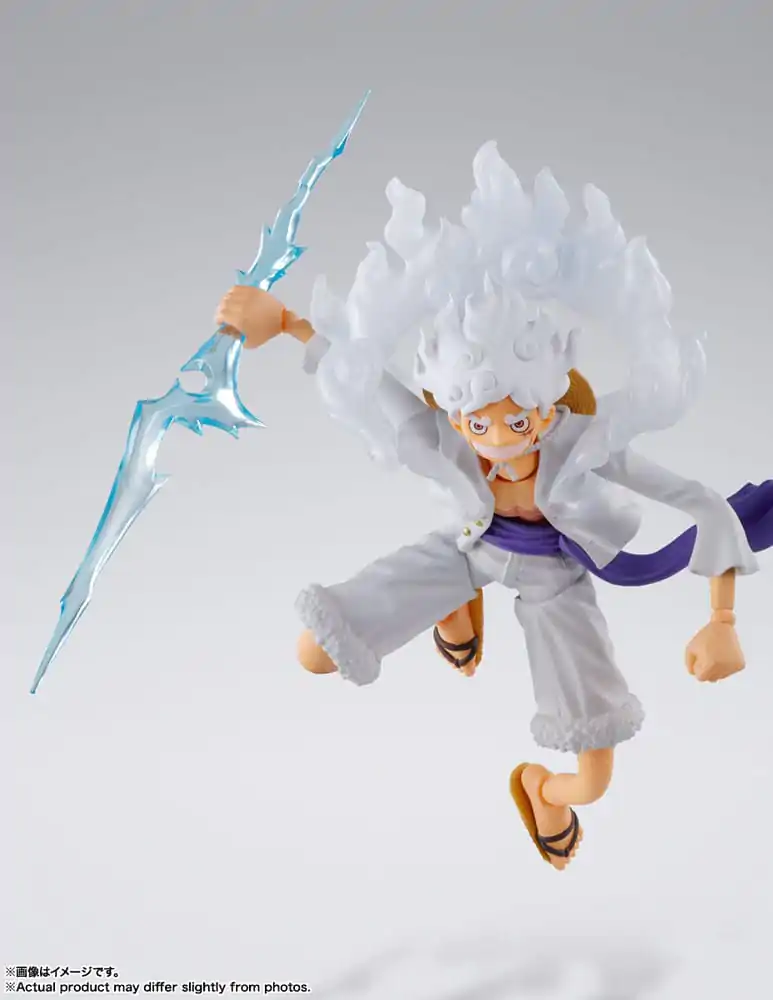 One Piece Z S.H. Figuarts akcijska figura Monkey D. Luffy Gear 5 15 cm fotografija izdelka