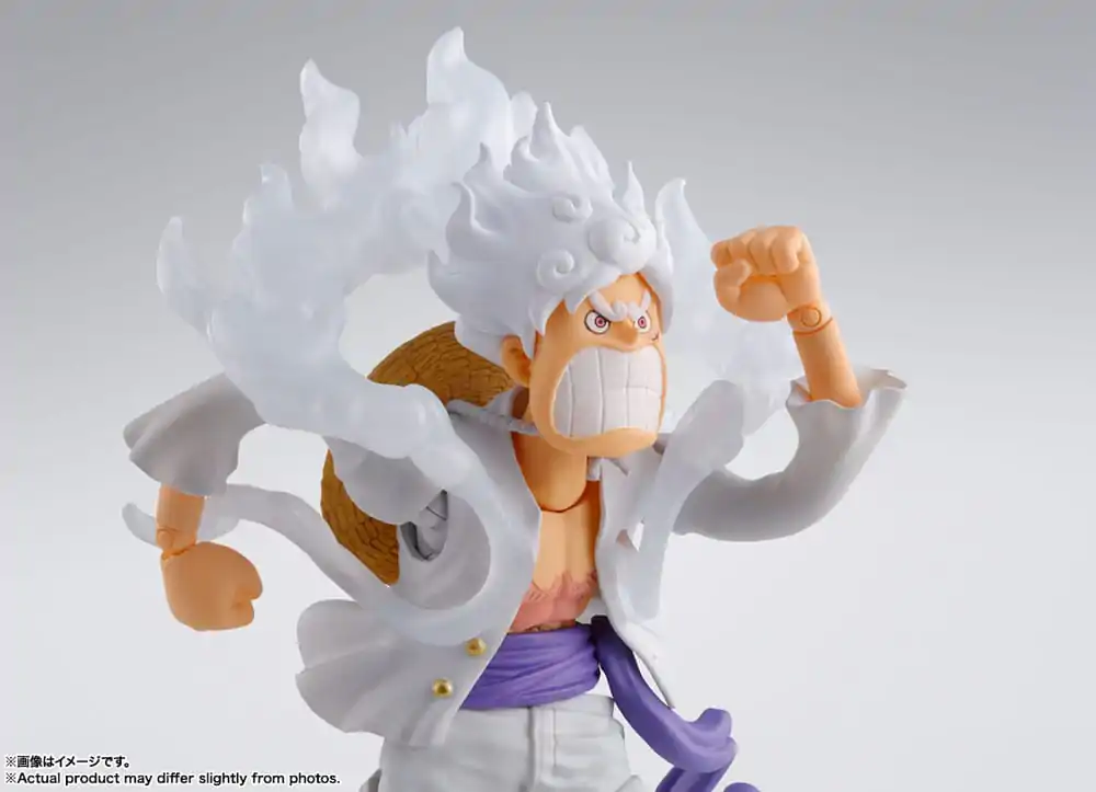 One Piece Z S.H. Figuarts akcijska figura Monkey D. Luffy Gear 5 15 cm fotografija izdelka