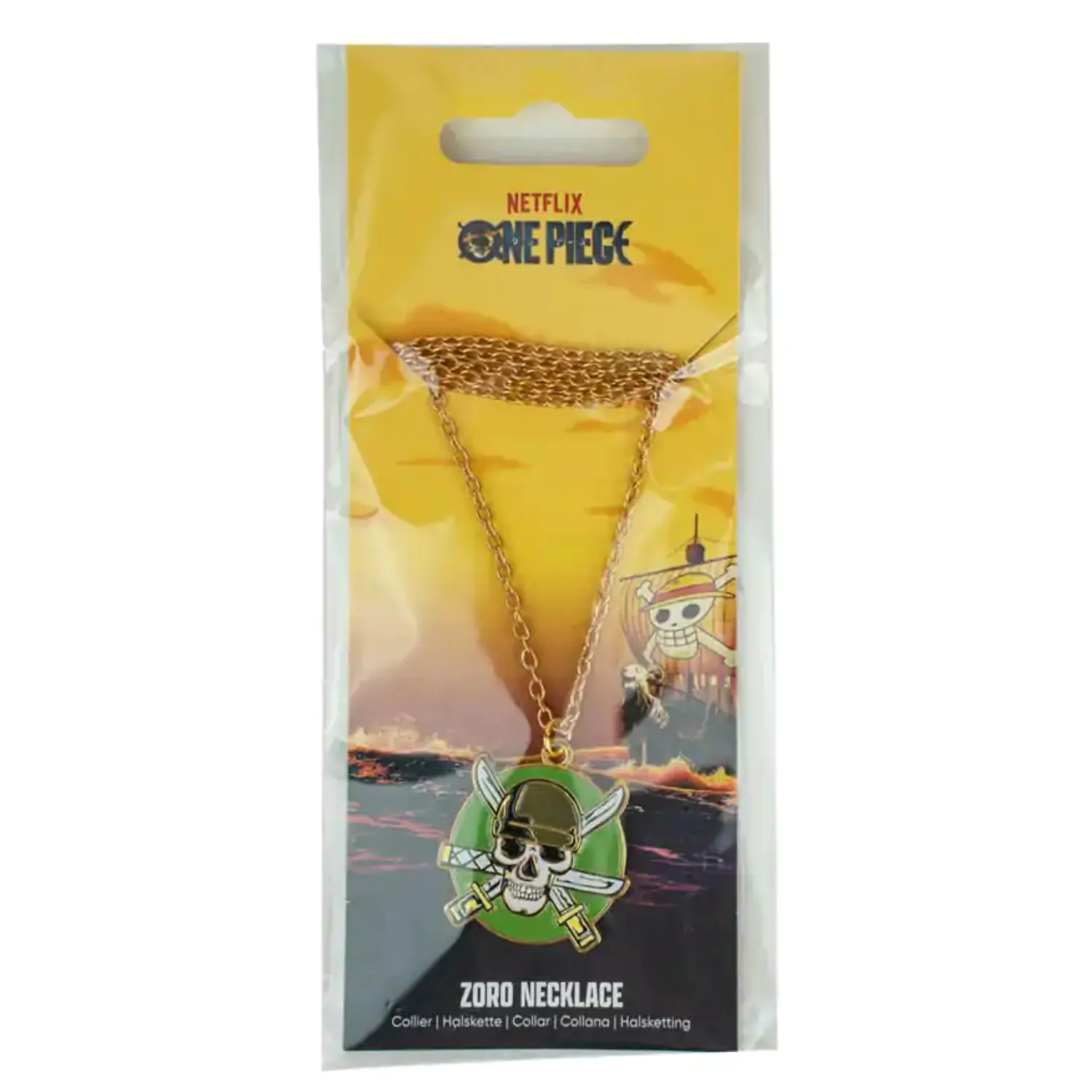 Ogrlica z obeskom One Piece Zoro fotografija izdelka