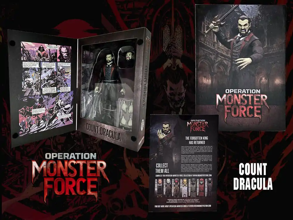 Akcijska figura Operation: Monster Force 1/12 Grof Dracula 15 cm fotografija izdelka