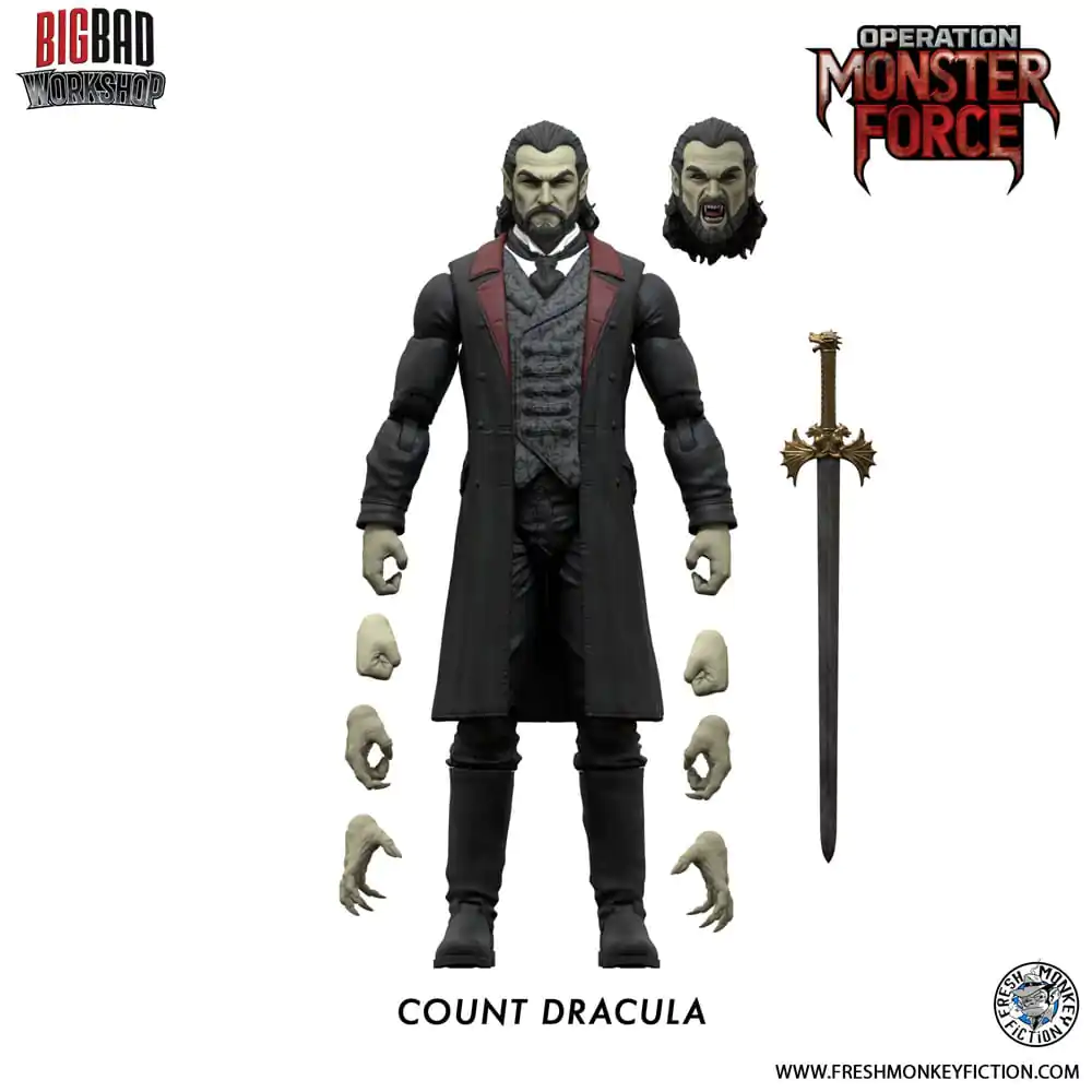 Akcijska figura Operation: Monster Force 1/12 Grof Dracula 15 cm fotografija izdelka