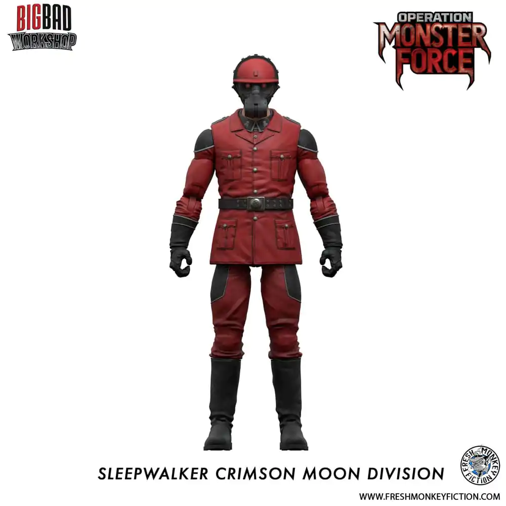 Akcijska figura Operation: Monster Force 1/12 Sleepwalker Crimson Moon Division 15 cm fotografija izdelka